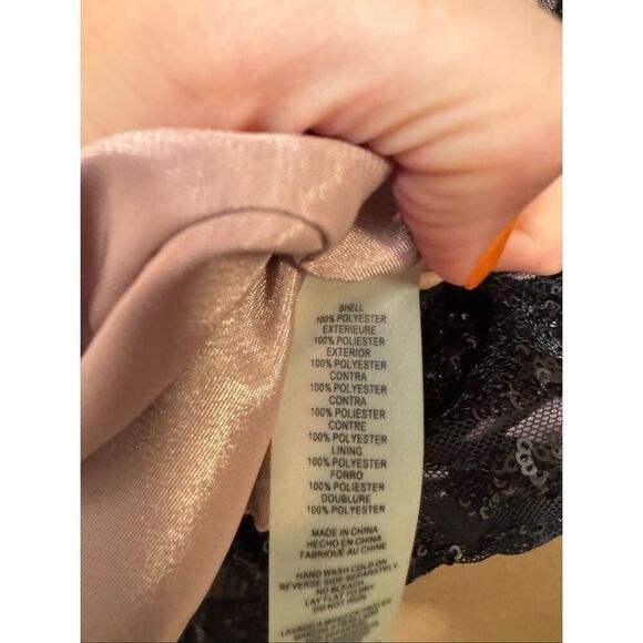 NWT Vince Camuto Black Sequin Dress - Picture 10 of 10
